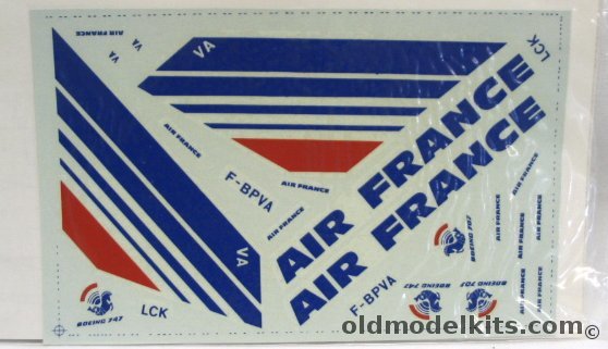 Transfers l'Avion 1/144 Air France 747 1/144 Scale Decals plastic model kit
